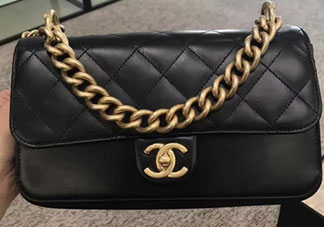 香奈兒cf包包真假怎么辨別_香奈兒cf包包真假對比圖