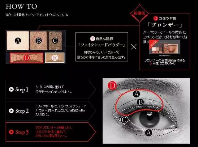 Kate骨干眼影新版試色及使用方法 Kate骨干眼影新版試色及使用方法