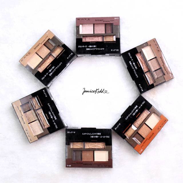 Kate骨干眼影新版試色及使用方法 Kate骨干眼影新版試色及使用方法