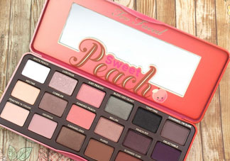 too faced桃子眼影盤色號(hào)_too faced桃子眼影盤試色圖