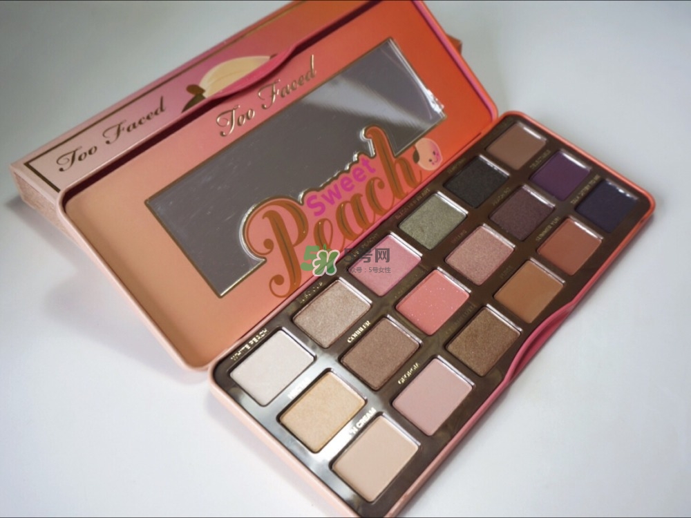 too faced桃子眼影盤色號_too faced桃子眼影盤試色圖 too faced桃子眼影盤色號_too faced桃子眼影盤試色圖