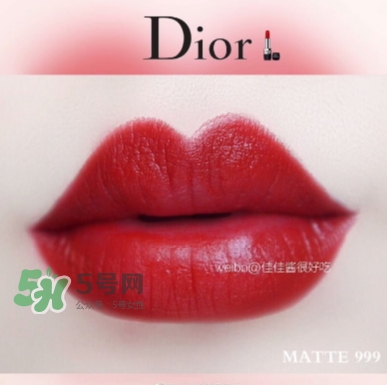 迪奧999金屬色怎么樣？迪奧999金屬色和滋潤和啞光對比