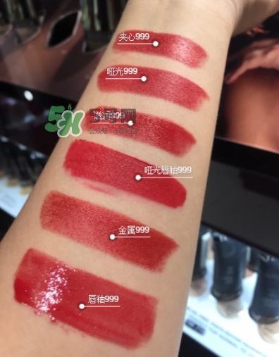 迪奧夾心999和迪奧金屬999哪個(gè)好看_試色對比 迪奧夾心999和迪奧金屬999哪個(gè)好看_試色對比