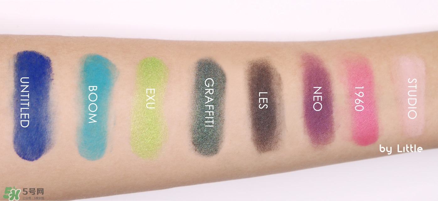 urban decay basquiat眼影盤色號_巴斯奎特眼影盤試色圖 urban decay basquiat眼影盤色號_巴斯奎特眼影盤試色圖