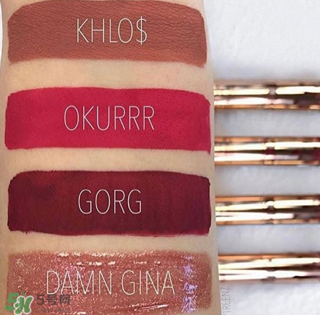 kylie cosmetics唇釉色號(hào)_kylie cosmetics唇釉試色圖 kylie cosmetics唇釉色號(hào)_kylie cosmetics唇釉試色圖