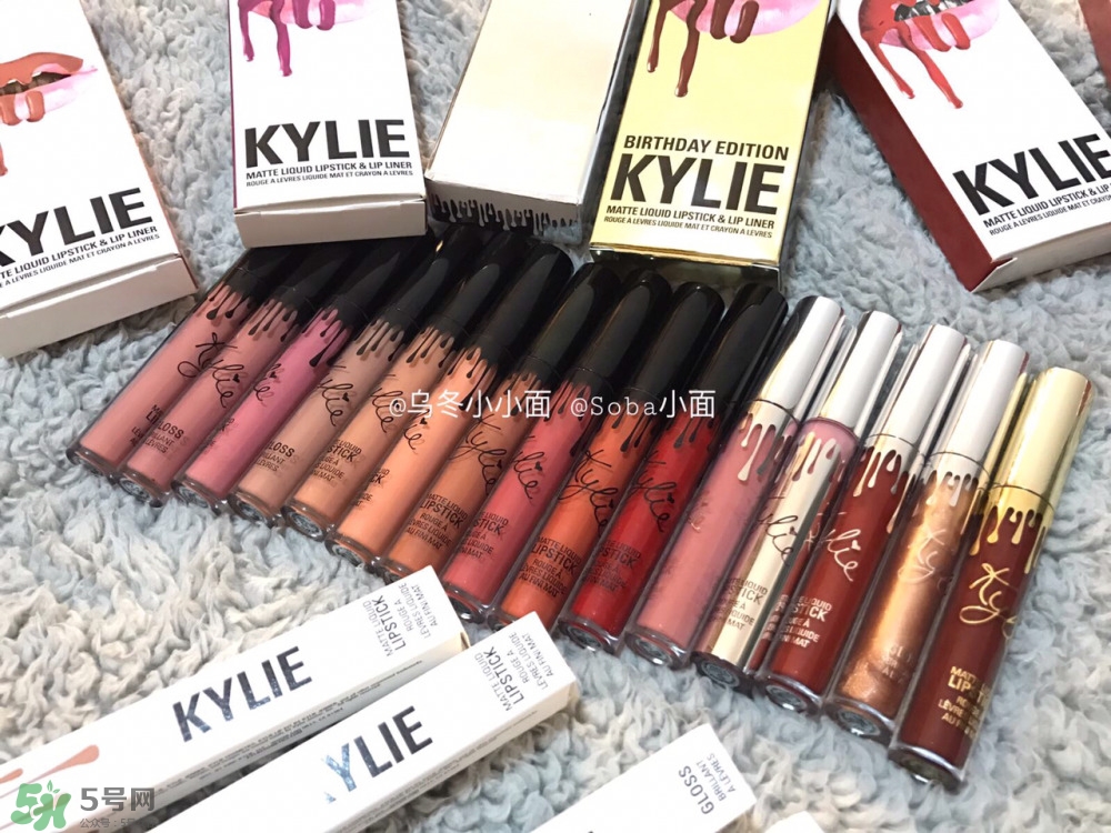 kylie cosmetics唇釉色號(hào)_kylie cosmetics唇釉試色圖 kylie cosmetics唇釉色號(hào)_kylie cosmetics唇釉試色圖