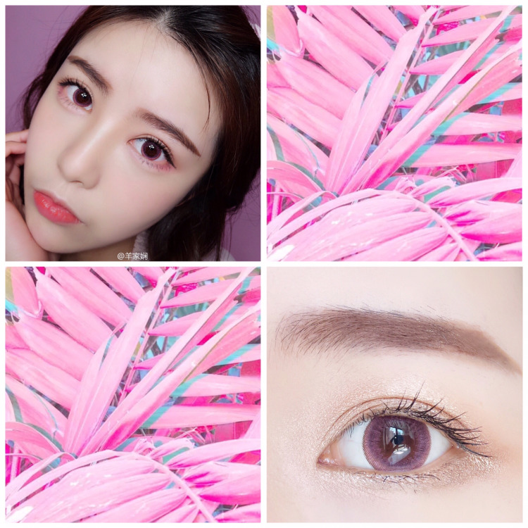 粉色美瞳效果圖 粉色美瞳好看嗎 粉色美瞳效果圖 粉色美瞳好看嗎