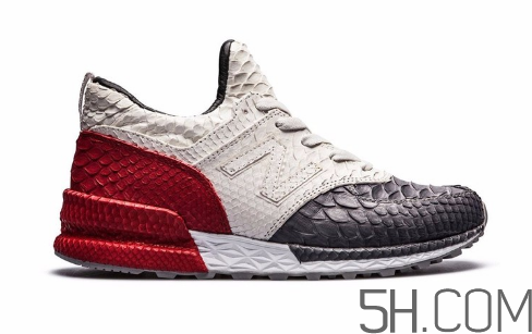 new balance 574 sport蟒蛇皮定制款實(shí)物什么樣？