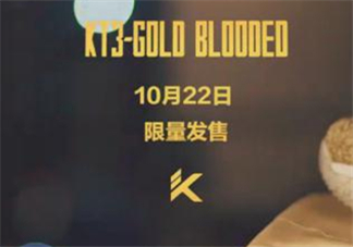安踏kt3 gold blooded冠軍配色什么時候發(fā)售？