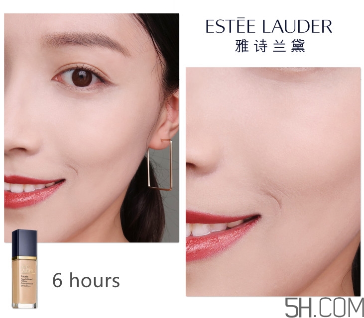 雅詩蘭黛沁水粉底液色號_試色 雅詩蘭黛沁水粉底液色號_試色