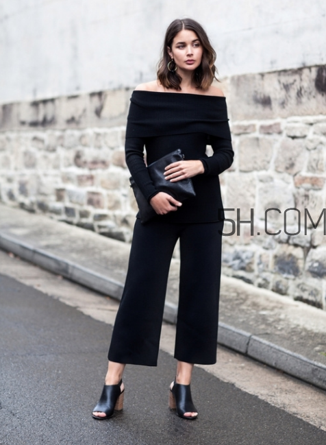 針織衫配闊腿褲好看嗎？針織衫和闊腿褲怎么搭配？