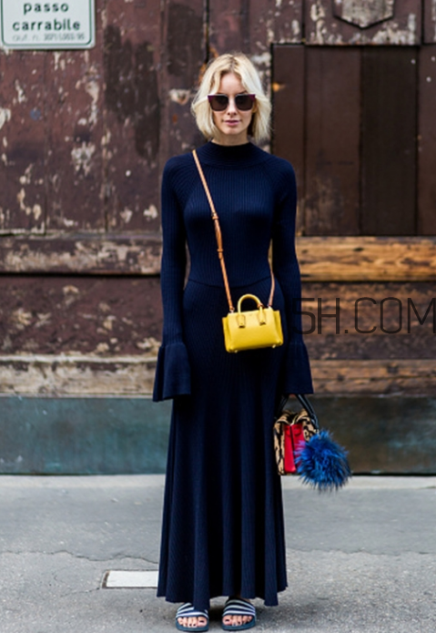 針織衫配闊腿褲好看嗎？針織衫和闊腿褲怎么搭配？