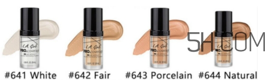 la girl洛杉磯女孩粉底液怎么樣？la girl粉底液色號(hào)試色