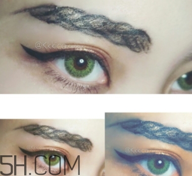 辮子眉怎么畫(huà)？辮子眉畫(huà)法教程