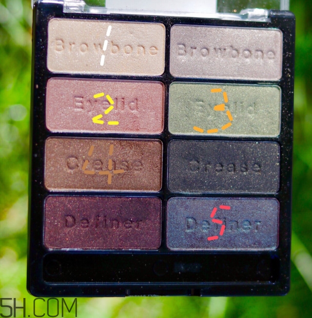 wet n wild8色眼影盤試色_畫法教程 wet n wild8色眼影盤試色_畫法教程