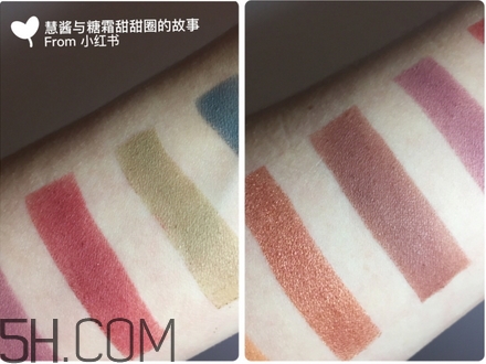 jeffree star androgyny眼影盤色號(hào)_試色圖