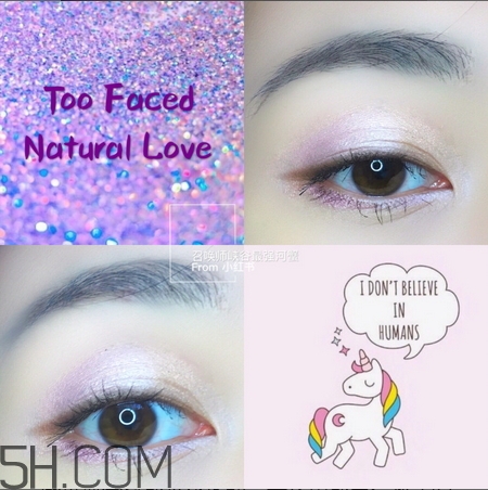 too faced natural love眼影盤試色_眼妝教程 too faced natural love眼影盤試色_眼妝教程