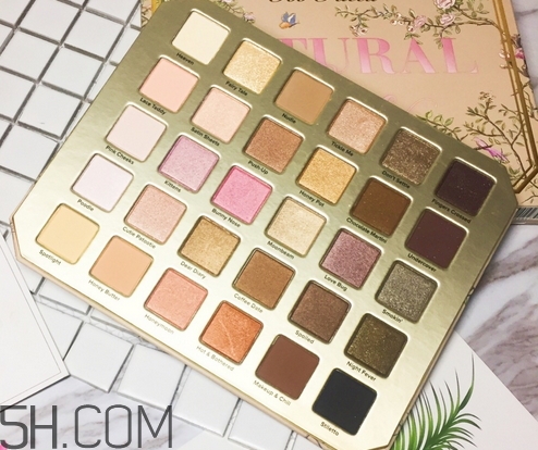 too faced natural love眼影盤試色_眼妝教程 too faced natural love眼影盤試色_眼妝教程