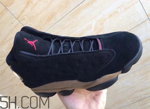 air jordan 13 olive麂皮橄欖配色上腳效果怎么樣？