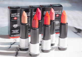make up for ever明星摯愛唇膏色號(hào)_試色圖