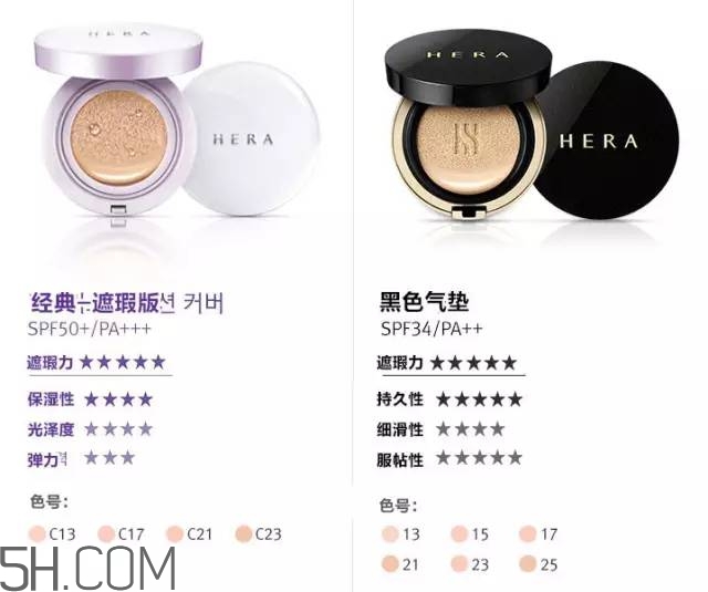 hera氣墊各個版本的區(qū)別_赫妍氣墊bb霜版本怎么選 hera氣墊各個版本的區(qū)別_赫妍氣墊bb霜版本怎么選