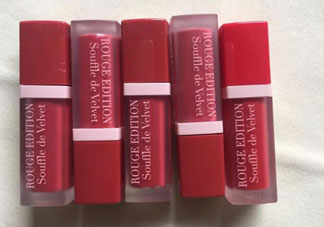 妙巴黎舒芙蕾唇釉色號_妙巴黎舒芙蕾唇釉試色圖