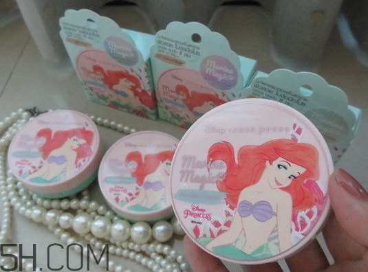 cute press小美人魚氣墊粉餅色號(hào)_試色圖