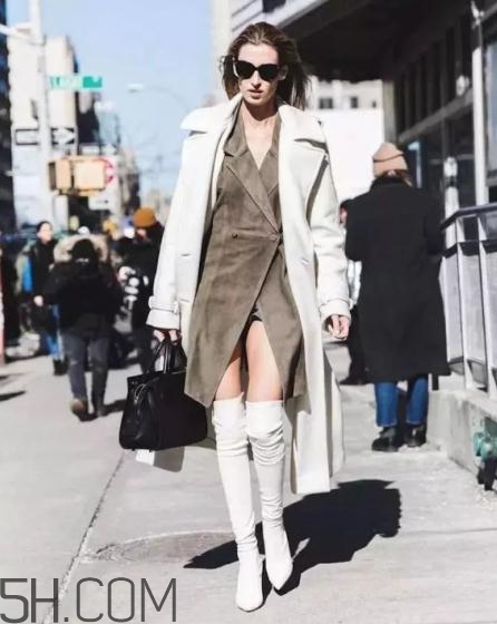 大衣配什么裙子好看？大衣搭配裙子圖片