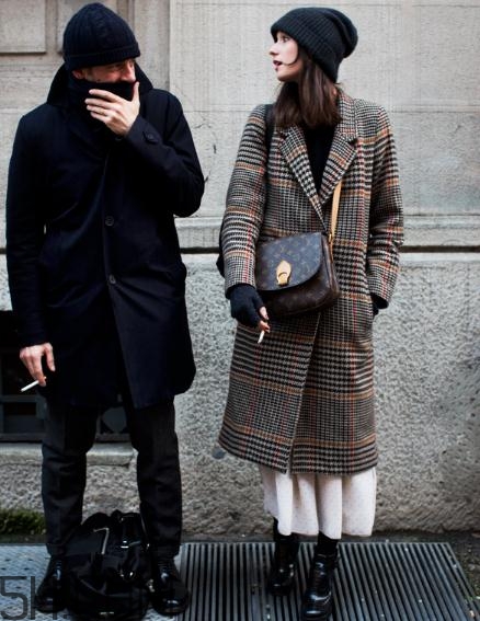 格子大衣搭配什么鞋子？格子大衣搭配鞋子圖片