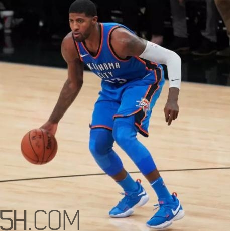 nike pg1 blue suede實(shí)物什么樣？