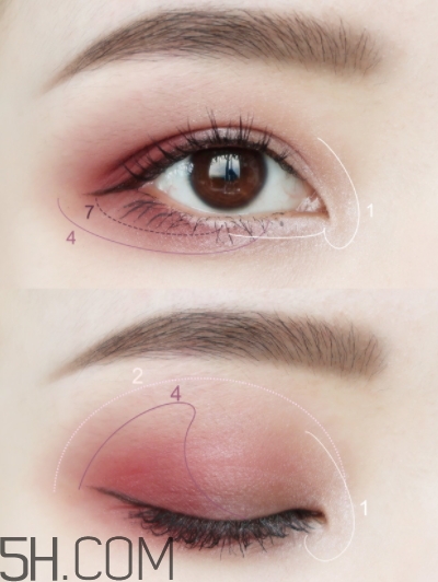 vnk十色眼影盤怎么畫？vnk云興霞蔚十色眼影畫法步驟