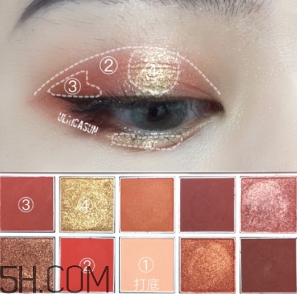 vnk十色眼影盤色號(hào) vnk云興霞蔚十色眼影試色 vnk十色眼影盤色號(hào) vnk云興霞蔚十色眼影試色