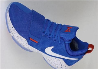 nike pg1 blue suede實(shí)物什么樣？