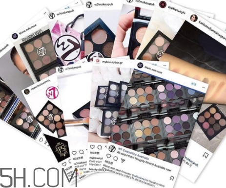 w7眼影盤(pán)怎么使用？英國(guó)w7九色眼影盤(pán)畫(huà)法步驟