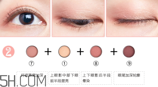 w7眼影盤(pán)怎么使用？英國(guó)w7九色眼影盤(pán)畫(huà)法步驟