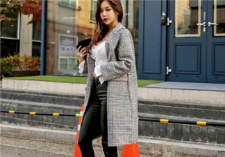 韓版格子大衣怎么搭配？韓版格子大衣搭配圖片