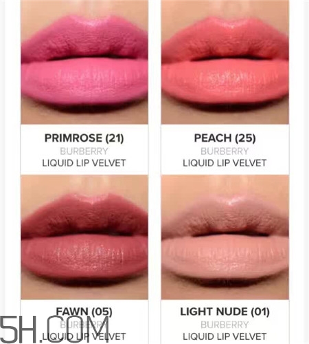 burberry啞光絲絨唇釉色號試色_評測 burberry啞光絲絨唇釉色號試色_評測