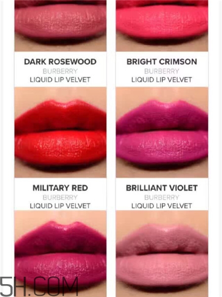 burberry啞光絲絨唇釉色號試色_評測 burberry啞光絲絨唇釉色號試色_評測