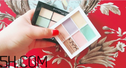 美寶蓮六色遮瑕盤好用嗎？nyx vs maybelline六色遮瑕盤對比