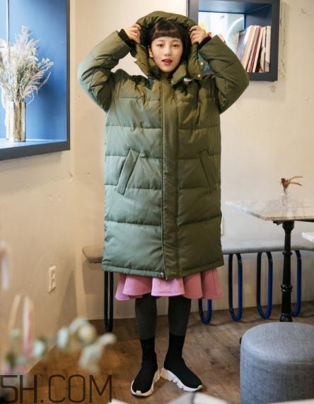 長款棉衣如何搭配？長款棉服搭配圖片