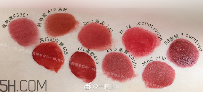 歐萊雅619和迪奧740像嗎？歐萊雅619秋葉和迪奧740對比