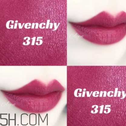 紀梵希305和315哪個好看？紀梵希305和315試色對比