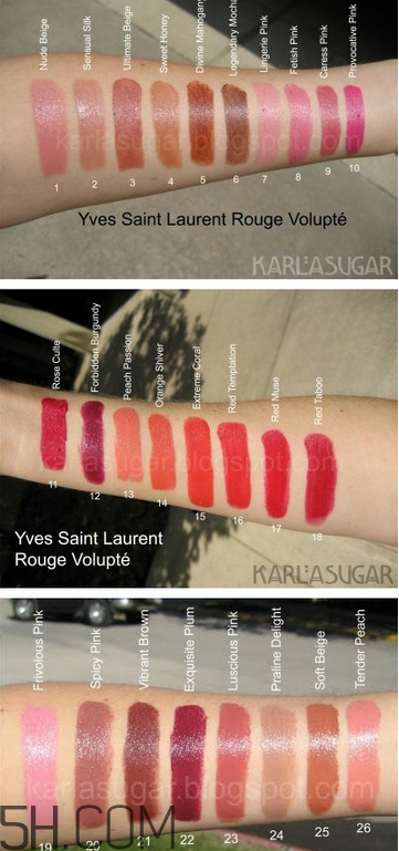 ysl圓管熱門色號(hào)推薦 ysl刻字口紅在哪買 ysl圓管熱門色號(hào)推薦 ysl刻字口紅在哪買