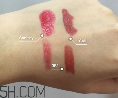 cockney和chili試色對比 mac cockney和chili哪個(gè)好看