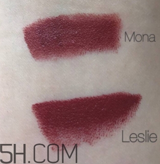 nars mona和leslie一樣嗎？nars mona和leslie試色對(duì)比