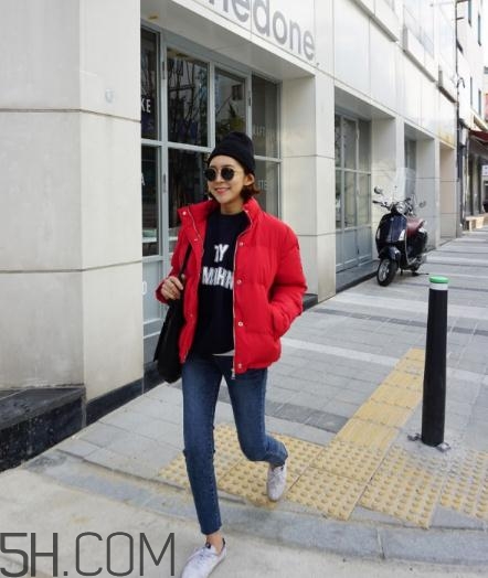 紅色棉襖怎么搭配？紅色棉服搭配圖片