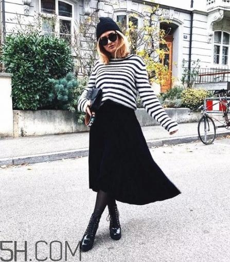 冬天穿裙子怎么搭配？冬天穿裙子搭配圖