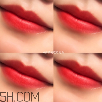 橘紅色口紅是什么顏色？橘紅色口紅試色效果圖