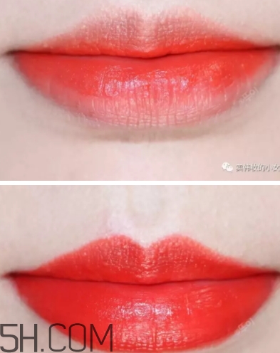 橘紅色口紅是什么顏色？橘紅色口紅試色效果圖