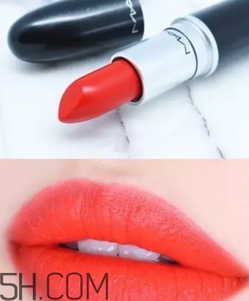 橘紅色口紅是什么顏色？橘紅色口紅試色效果圖